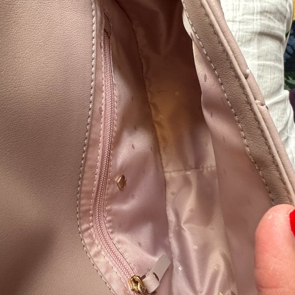 Kate Spade New York Emerson Place Rita Crossbody, Quilted, Tan, Gold Chain - Picture 3 of 7